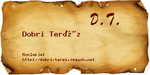 Dobri Teréz névjegykártya